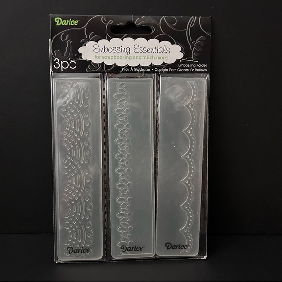 Darice 3-pk embossing borders - LACE - Picture 2 of 7